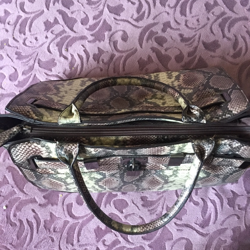 Python Print Structured Satchel Bag - Picture 7 of 9